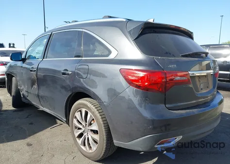 2014 Acura Mdx Technology Package из США, поврежденный, VIN 5FRYD3H44EB012806